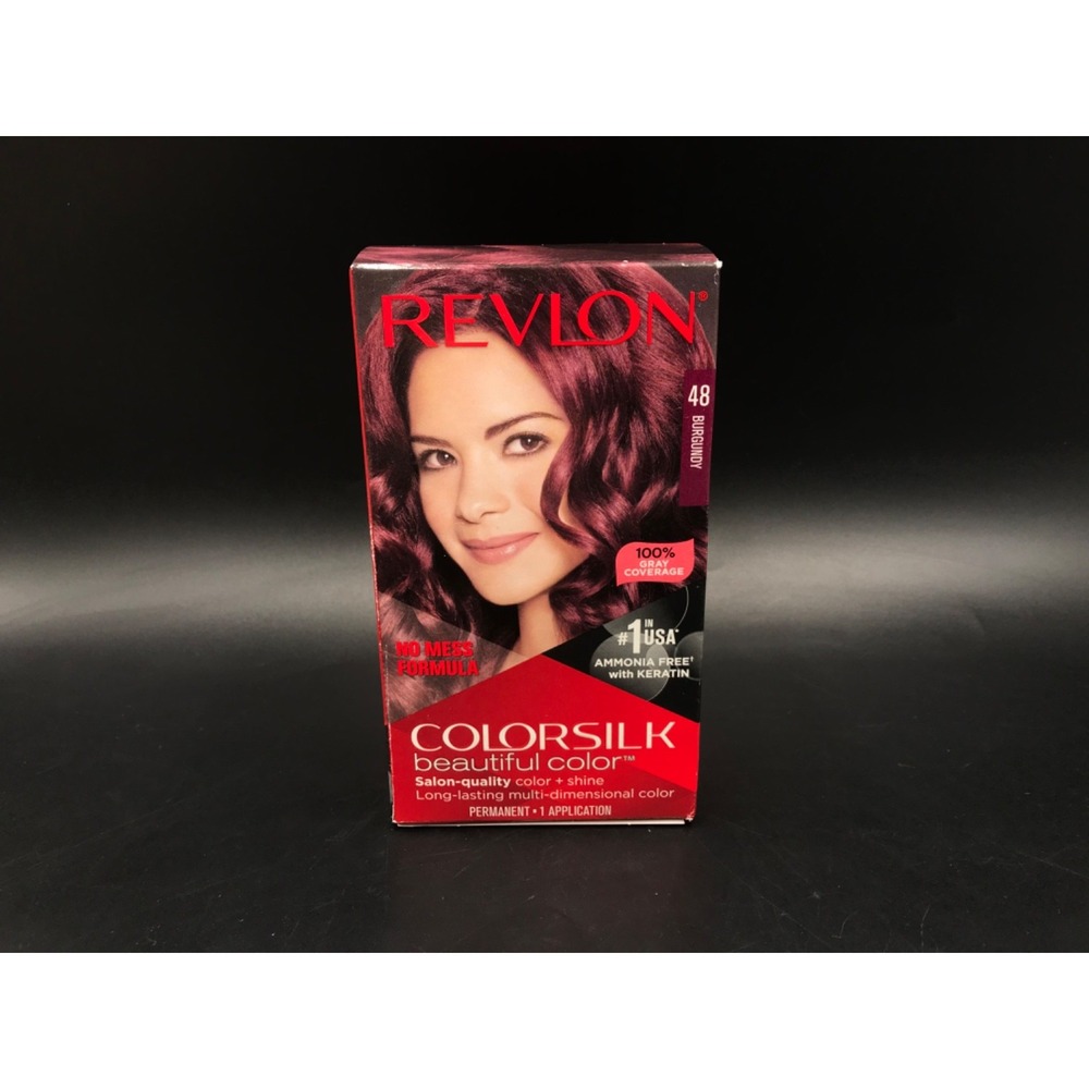 Revlon Color Silk with Bond Repair Complex, #48 Burgundy (Pack of 1)